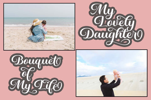 Daughter Font love script 