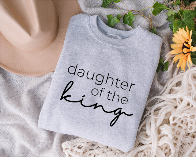 Daughter of The King Svg, Trendy Womens Minimalist Design, Popular Tumbler Svg, inspirational Positive Quotes Svg, Sublimation PNG Design, girl svg, SVG Fauz 