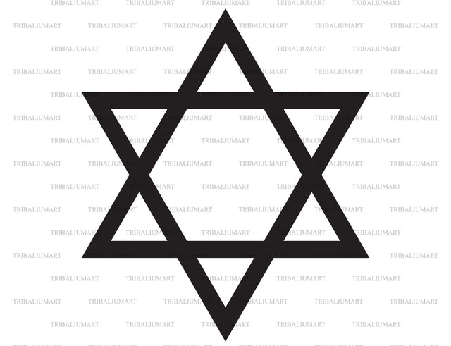 David star SVG TribaliumArtSF 