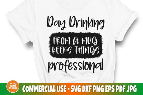 Day drinking SVG | Parenting svg | Funny cut file for mom and dad | Adulting svg SVG TonisArtStudio 