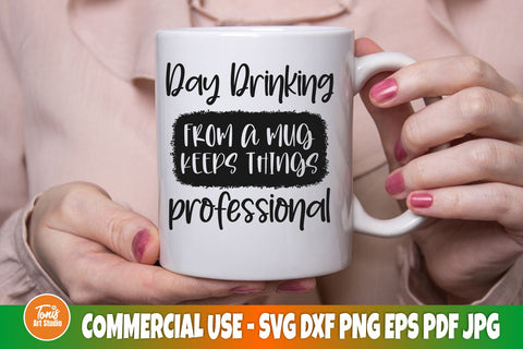 Day drinking SVG | Parenting svg | Funny cut file for mom and dad | Adulting svg SVG TonisArtStudio 