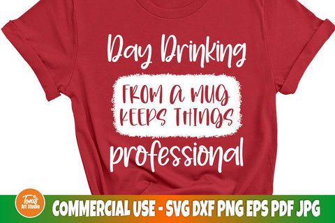 Day drinking SVG | Parenting svg | Funny cut file for mom and dad | Adulting svg SVG TonisArtStudio 