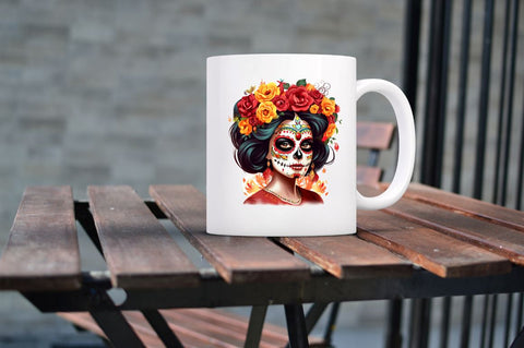 Day of the Dead Día De Muertos Clipart Sublimation Regulrcrative 