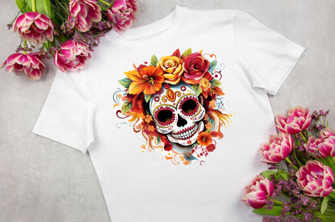 Day of the Dead Día De Muertos Clipart Sublimation Regulrcrative 