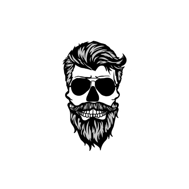 Day of the dead skeleton Man with aviator sunglasses, PNG Download Print to Cut File, Sugar Skull Silhouette, Clip art Sublimation Whitetailcrafts 