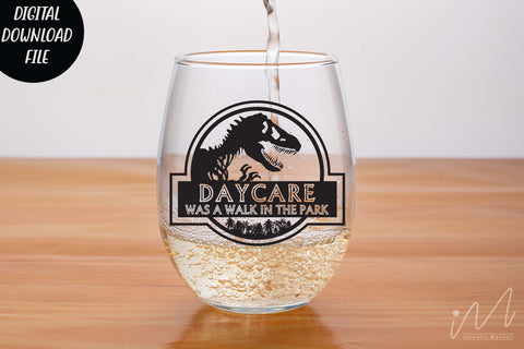 Daycare was a walk in the park svg, Daycare t shirt svg, first day of school svg,Daycare cricut, Jurassic park svg SVG Isabella Machell 