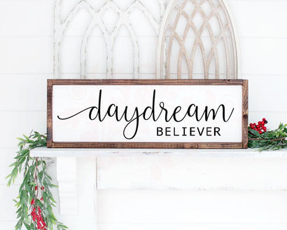 Daydream Believer svg, SVG cut files, Cricut SVG, wood sign SVG, png dxf, Motivational Quotes, Cricut svg designs, Home art decor, Download SVG Farmstone Studio Designs 
