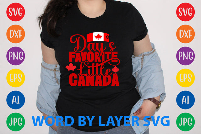 Day’s Favorite Little Canada, Canada Day SVG Design SVG Rafiqul20606 