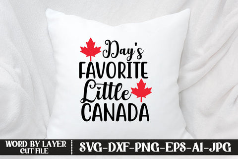 Day's Favorite Little Canada SVG CUT FILE SVG MStudio 