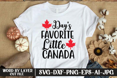 Day's Favorite Little Canada SVG CUT FILE SVG MStudio 