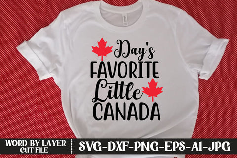 Day's Favorite Little Canada SVG CUT FILE SVG MStudio 