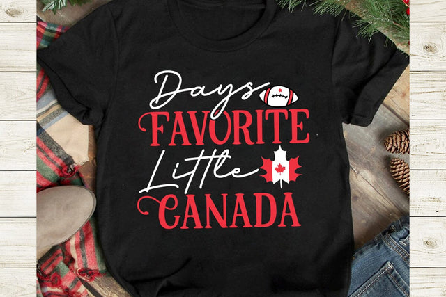 Days Favorite Little Canada SVG Cut File,Canada Independence Day SVG Cut File,Canda SVG Design, Canada Independence Day SVG Quotes ,Canada Day Sublimation SVG BlackCatsMedia 