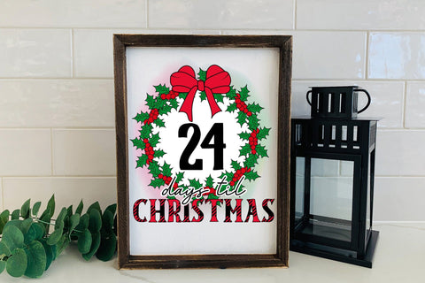 Days Til Christmas PNG Sublimation Sublimation CraftLabSVG 