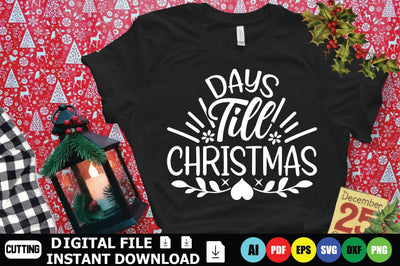 Days Till Christmas SVG Shahin alam 