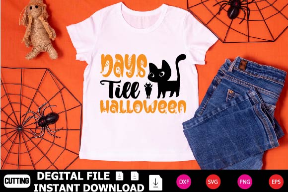 Days Till Halloween SVG Shahin alam 