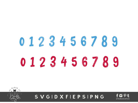 Days Until Christmas | Christmas Countdown Cut File SVG TheBlackCatPrints 