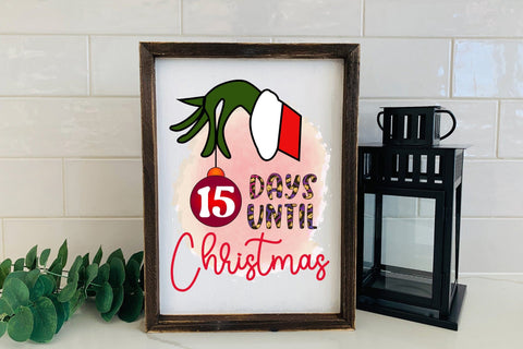 Days Until Christmas PNG Sublimation Design Sublimation CraftLabSVG 