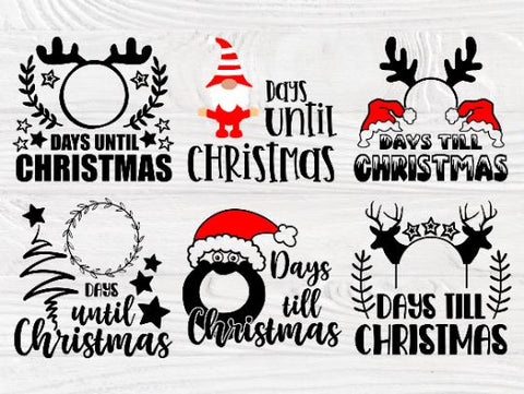 Days Until Christmas SVG Bundle, Svg Cut Files SVG TonisArtStudio 