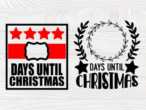 Days Until Christmas SVG Bundle, Svg Cut Files SVG TonisArtStudio 