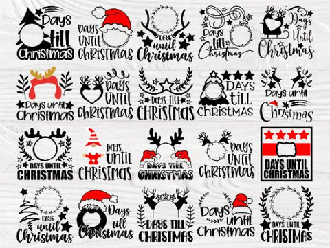 Days Until Christmas SVG Bundle, Svg Cut Files SVG TonisArtStudio 
