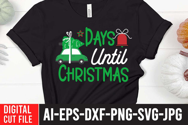 Days Until Christmas SVG Cut File SVG BlackCatsMedia 