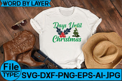 Days Until Christmas SVG Cut File SVG Studio Innate 