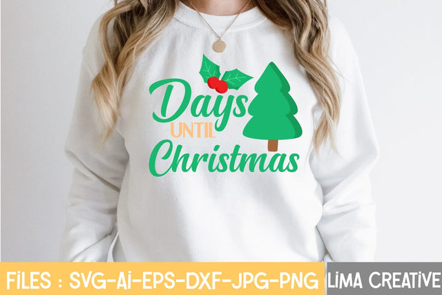 Days Until Christmas SVG Insomnia Std 