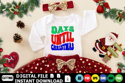 Days Until Christmas SVG Shahin alam 