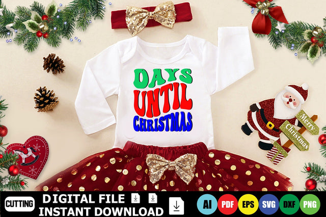 Days Until Christmas SVG Shahin alam 