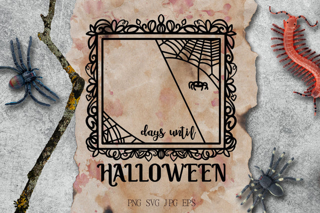 Days until Halloween | Halloween Countdown SVG Design SVG Pfiffen's World 