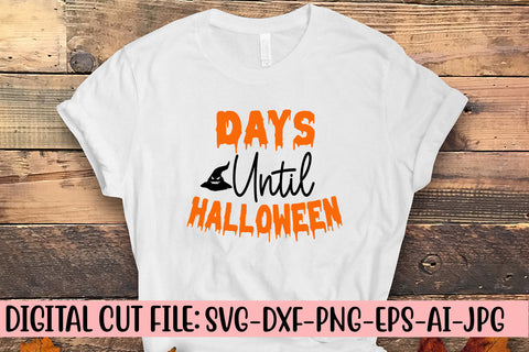 Days Until Halloween SVG Cut File SVG Syaman 