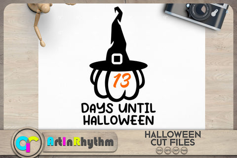 Days until Halloween SVG, Pumpkin SVG SVG Artinrhythm shop 