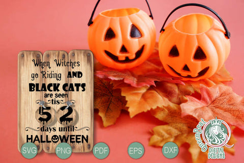 Days Until Halloween SVG SVG QueenBrat Digital Designs 