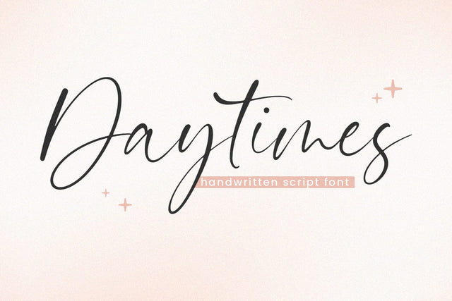 Daytimes Font Timur type 