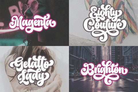 De Augusta - Vintage Retro Font Font Subectype Studio 