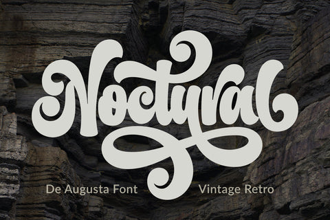 De Augusta - Vintage Retro Font Font Subectype Studio 