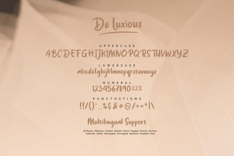 De Luxious Font Javapep 