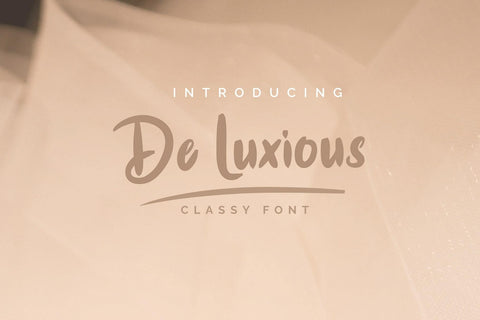 De Luxious Font Javapep 