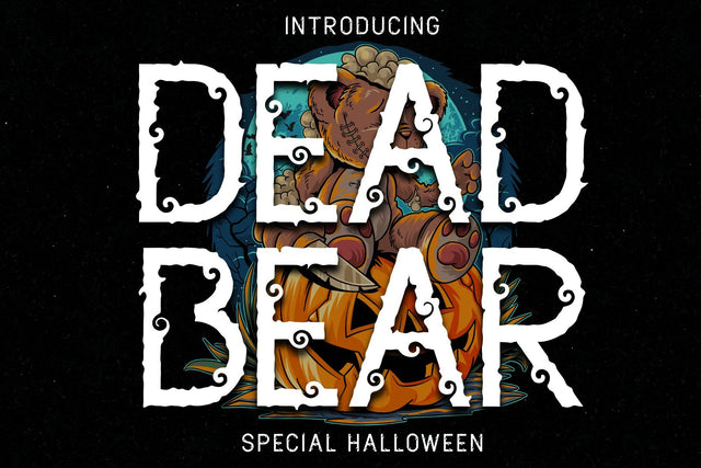 Dead Bear Font Sakha Design Studio 