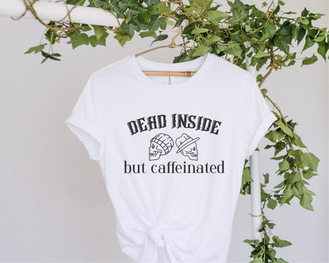 Dead Inside But Caffeinated Svg, Caffeinated Svg, Skeleton Svg, Dead Inside Svg, Coffee Lover Svg, Skull Svg, Halloween Svg, svg for shirt SVG Fauz 