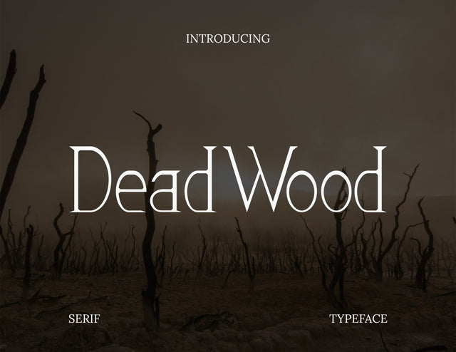 Dead Wood Serif Typeface Font inferno.studio3 