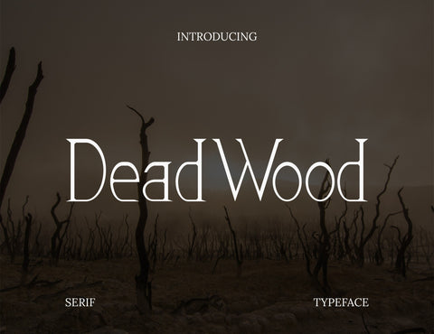 Dead Wood Serif Typeface Font inferno.studio3 