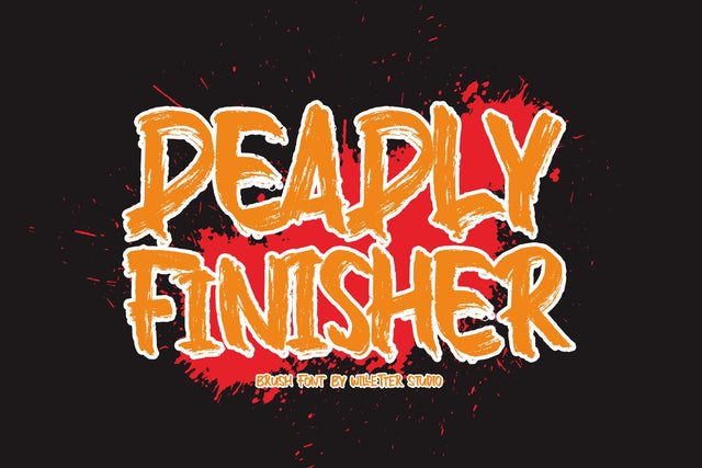 DEADLY FINISHER SVG Willetter Studio 