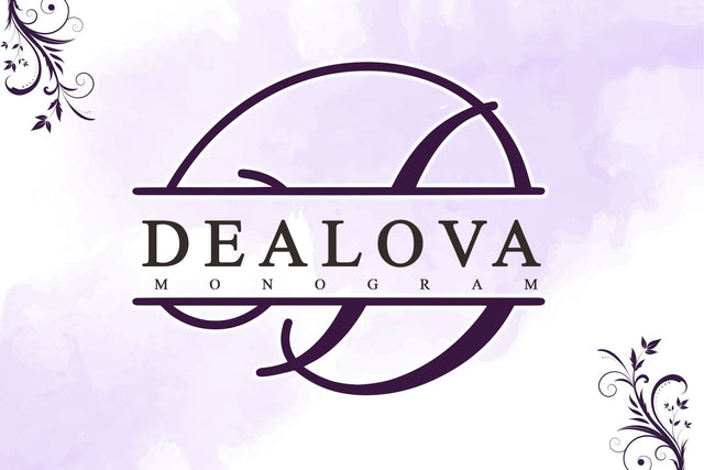Dealova Monogram Font Letterara 