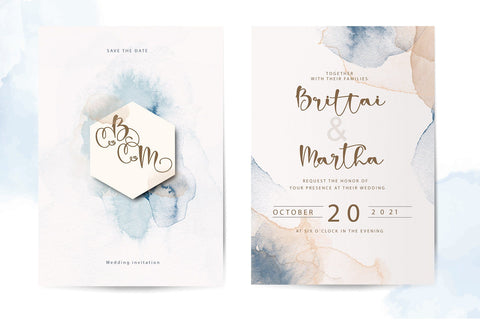 dear darling (With Monogram) Font Letterara 