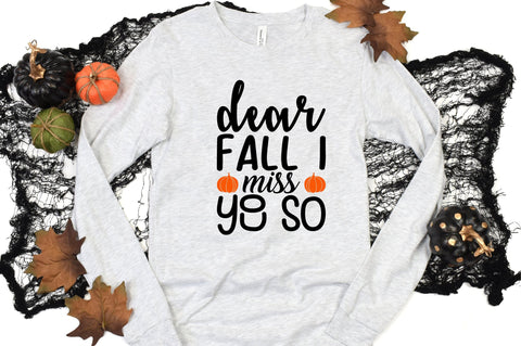 Dear Fall I Miss You So SVG CraftlabSvg29 