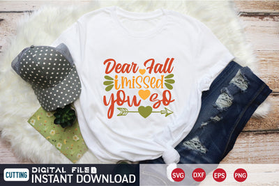 dear fall i missed you so svg SVG designer krishna 