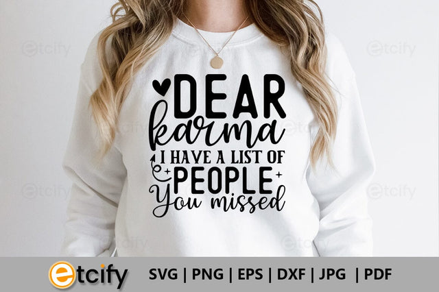 Dear karma, i have a list of people you missed SVG SVG etcify 