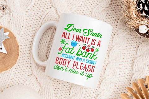 Dear santa all i want is SVG Design SVG Regulrcrative 