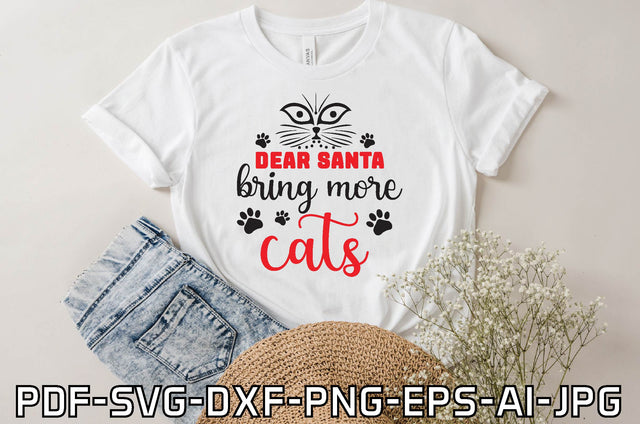 dear santa bring more cats SVG farhad farhad 